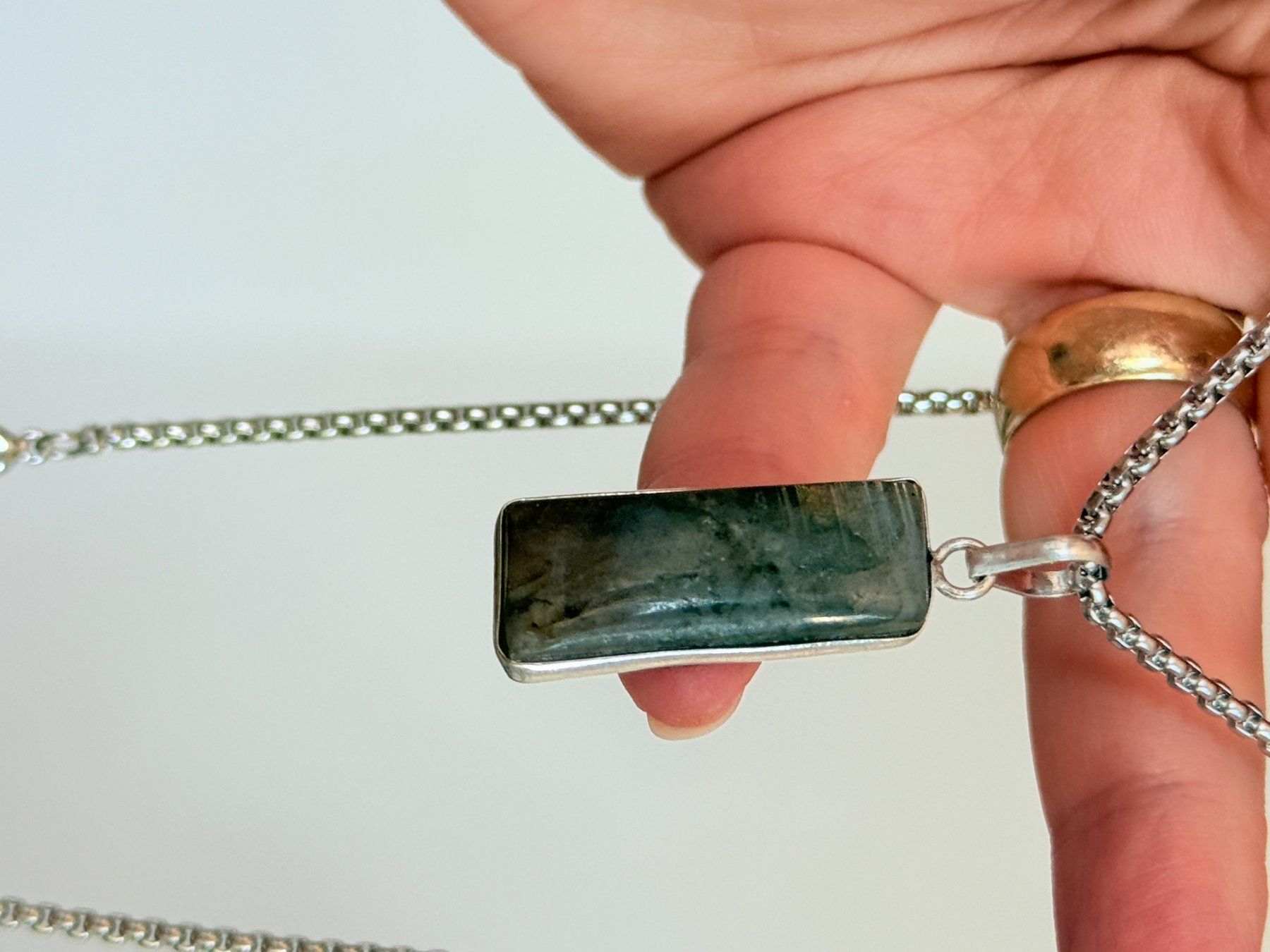 Catenine: Collier avec Labradorite – Nuovo e nell'imballaggio originale da Genève venduto da AWWA 5