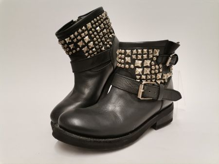 ASH Stiefeletten schwarz Gr. 38