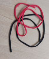 Elastikbänder rot und schwarz 5 mm dick ca. je 75 cm Lang