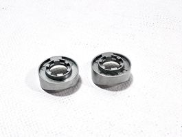 SHIMANO SOCKEL ADAPTER FÜR RAHMENSCHALTUNG Silver 2Stk. NOS
