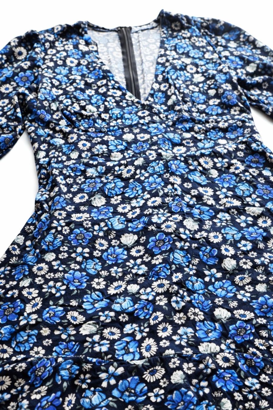 Vestiti: Geblümtes Kleid Blau Langarm Damen – Nuovo (secondo la descrizione) da Fully venduto da VaneaSelection 4