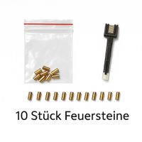 Feuersteine im 10er Set – Ersatz für viele Feuerzeuge