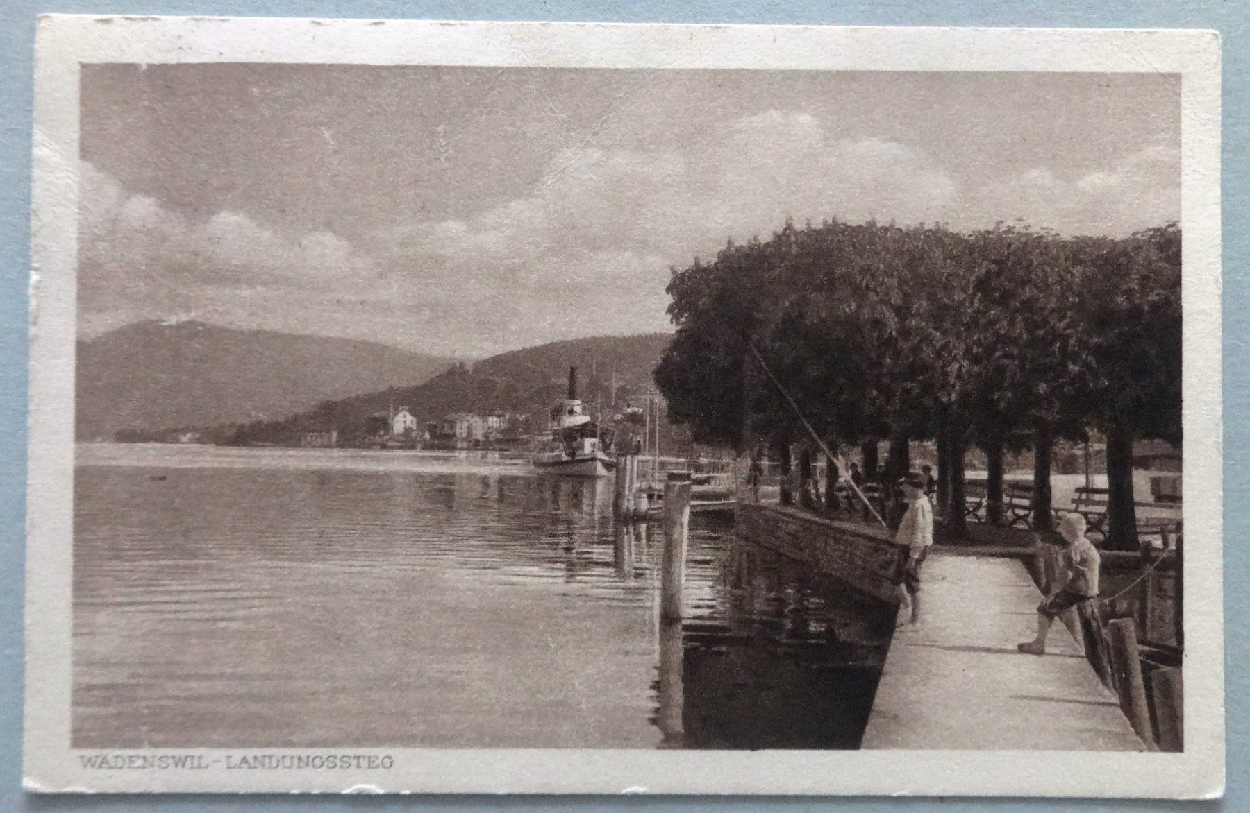 Cartoline postali: Wädenswil - Landungssteg – Difettoso da Fétigny venduto da Billy2miny