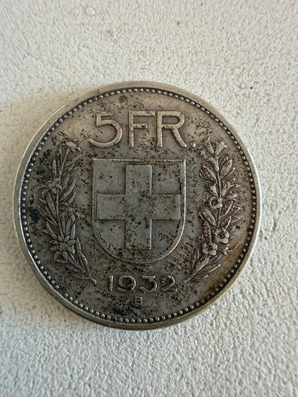 Tutti le monete: Schweizer Münzen Fünfliber Silber 1932 – Usato da Schaffhausen venduto da sigsag 1