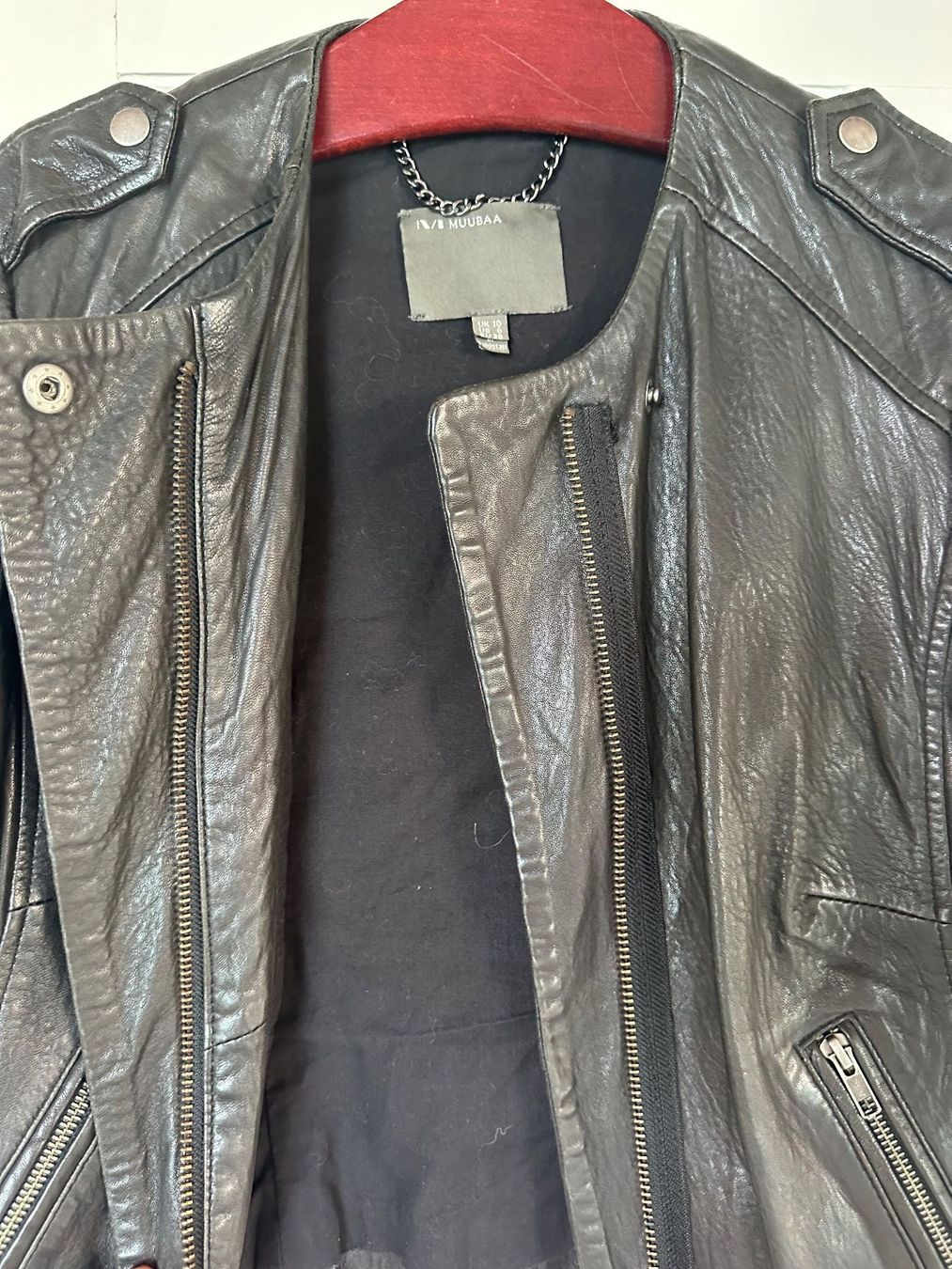 Giacche: Muubaa Lederjacke Schwarz – Usato da Castagnola venduto da petrkars11 3