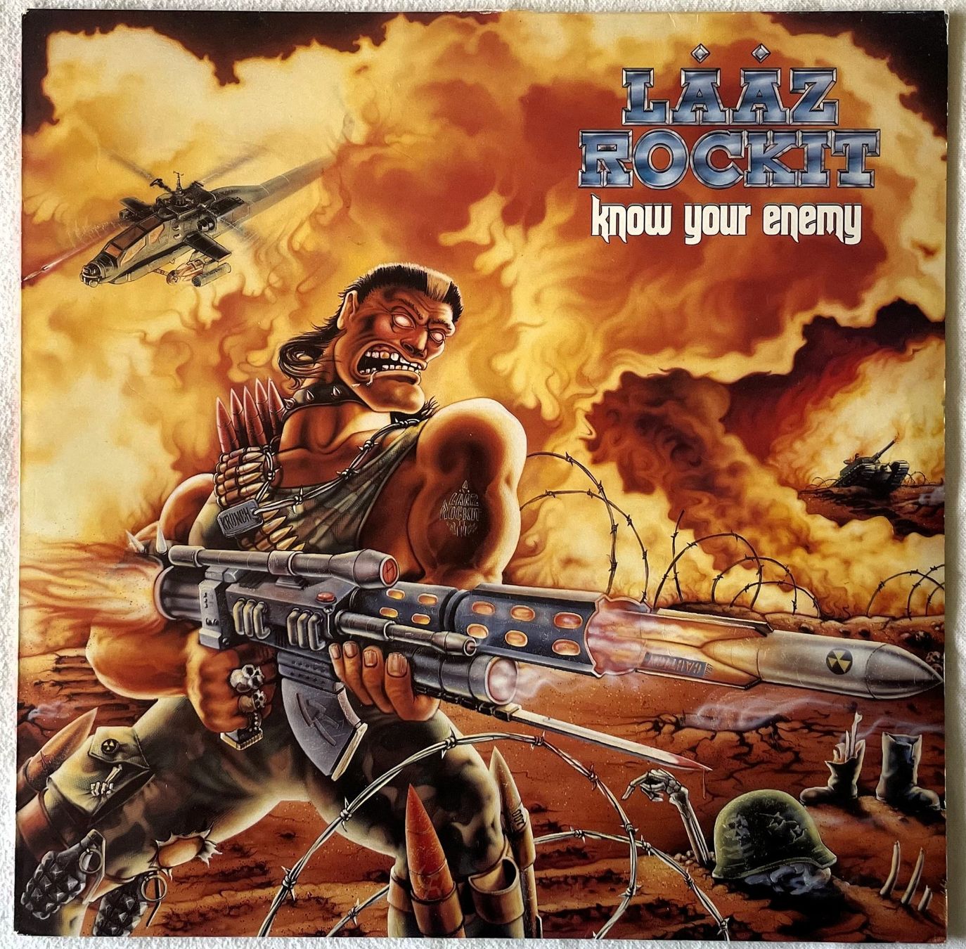 Dischi in vinile: Laaz Rockit – Know Your Enemy - LP - 1987 - First Press – Usato da Uster venduto da Zardodel