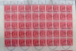 Europamarken 1966 Bogen Ersttagsstempel