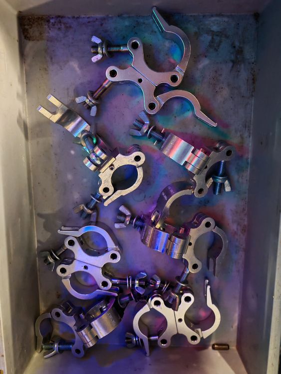 Manfrotto 044 - Pack De 2 Crochets Triples Avec Pinces - Noir