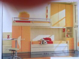 Kinderzimmer komplett, ideal vom Platz, einzeln aufstellbar