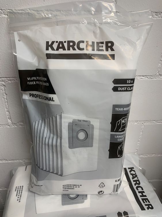 Karcher T7/1, T9/1, T10/1, T12/1 Vacuum Cleaner Hoover Dust Bags Pack