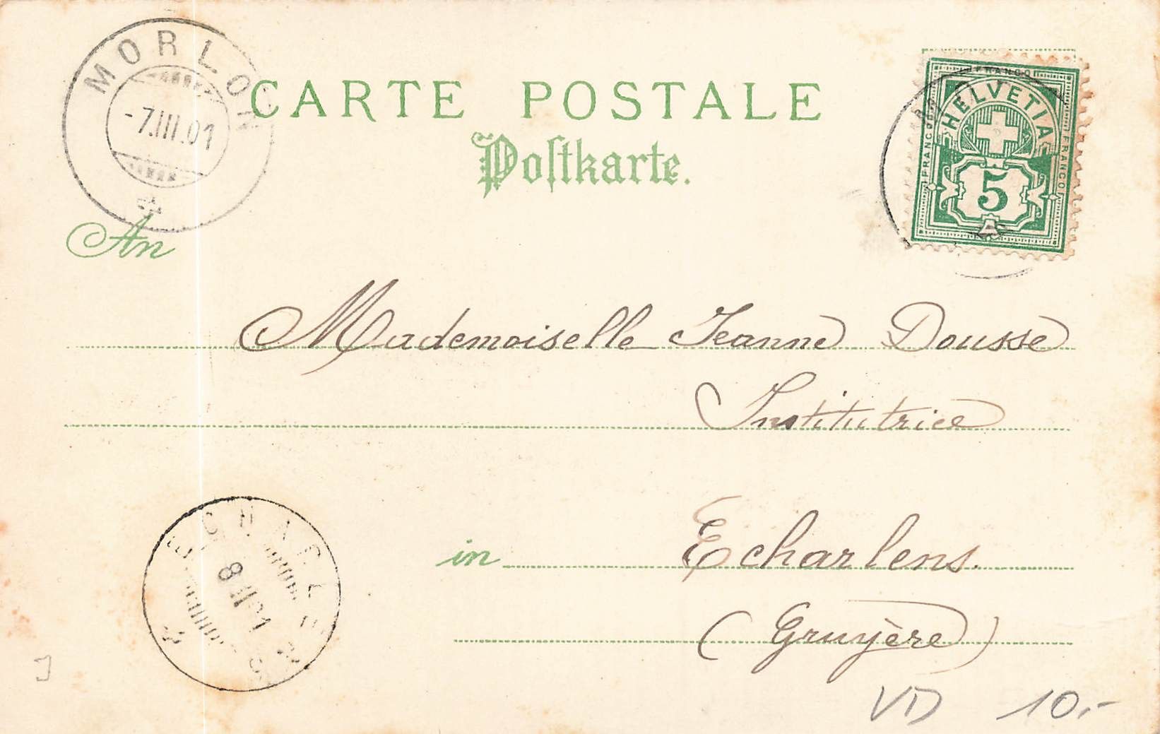 Cartoline postali: Altes Schweizer Chalet mit Blumenrahmen – Usato da Biasca venduto da Blenio71 1