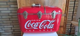 Coca-Cola Kühlbox Vintage mit Radio/CD-Player, Rarität