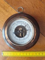Antikes Barometer A. DEBBI ROMA – Offenes Werk Holz Messing
