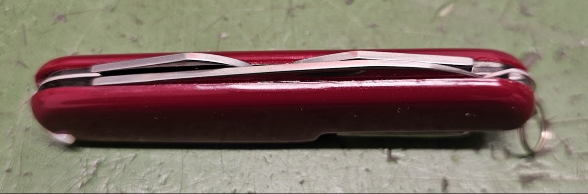 Coltelli tascabile: Sackmesser Rot, mit Apfel Logo – Usato da Burgdorf venduto da gbergler33 5