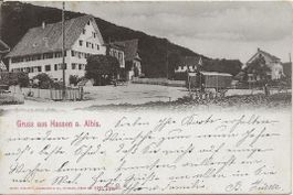 Hausen am Albis ZH Hotel 2 Bauwagen 1903 gut erhalten