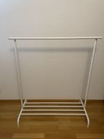 Kleiderständer weiss aus Metall höhenverstellbar stabil