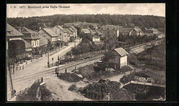 Cartes postales: AK Boncourt, Vue generale – D'occasion à Berlin par bartko-reher
