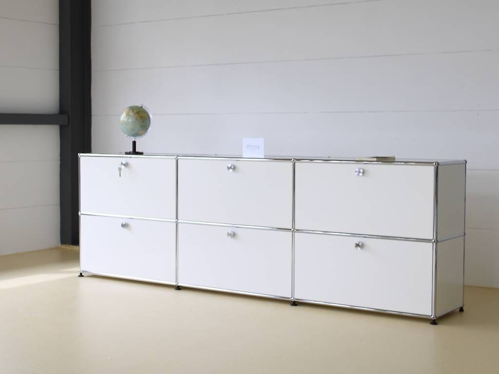 USM Scaffali: USM Sideboard in Reinweiss, neuwertig – Usato da Meinisberg venduto da atelier_TILIJA 8