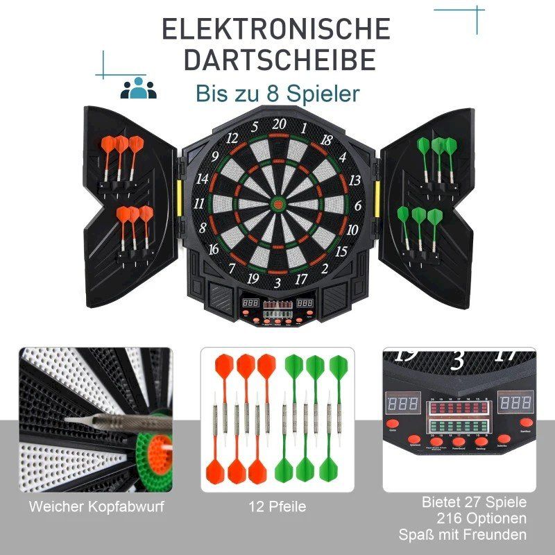 Dart: HOMCOM Elektronische Dartscheibe – Neu und originalverpackt aus Bottighofen von zaap 3