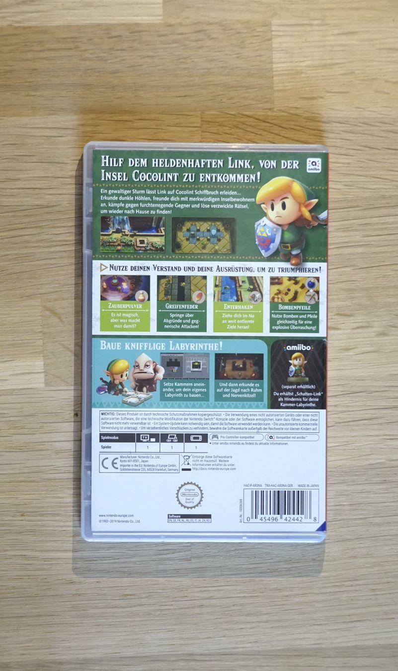 Cover & Protezioni schermo: Boîte vide Zelda Link's Awakening Nintendo Switch – Usato da Montagny-Yverdon venduto da jul_5rxc 1