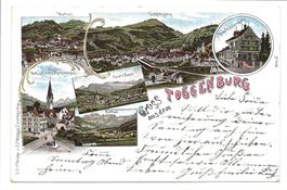 Gruss aus dem Toggenburg (SG) uralte + tolle Litho - 1899 !