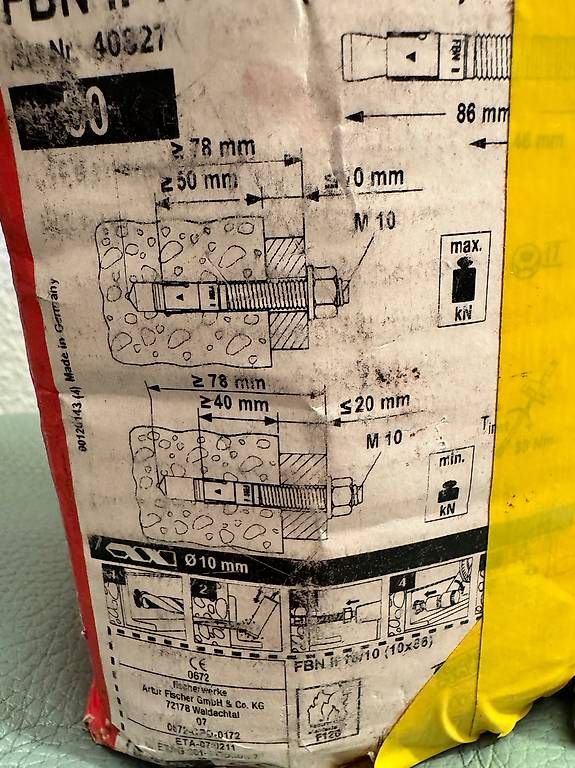Ancore: Ankerbolzen 10/10 Edelstahl – Usato da Zürich venduto da Cibin 3