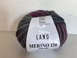 10 Knäuel Merino 120 Color Superwash Lang Yarns