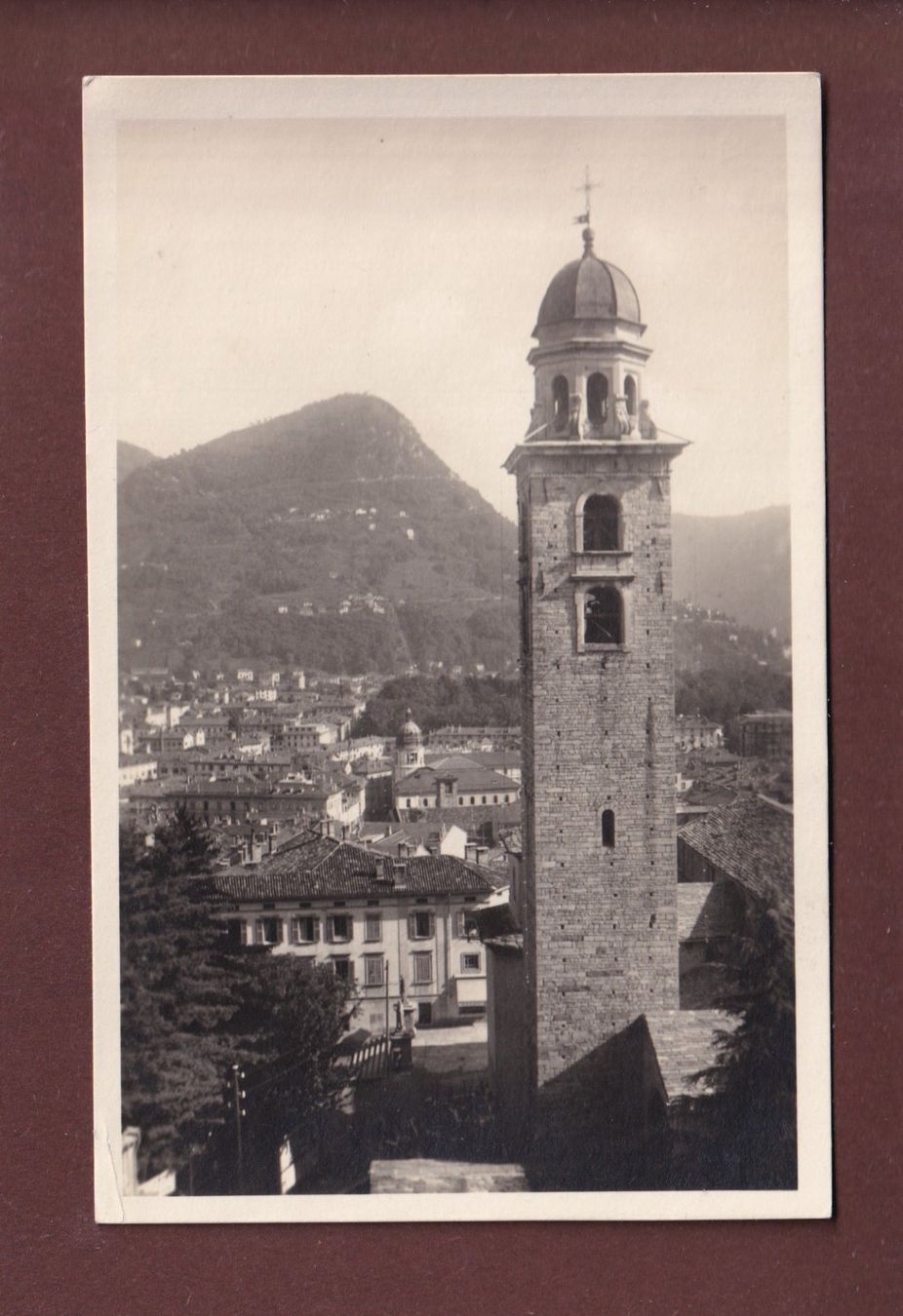 Cartoline postali: LUGANO - Cattedrale // pli d'angle // – Usato da Pully venduto da nicecards