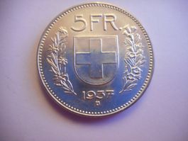 5 Fr. 1937  Top unz