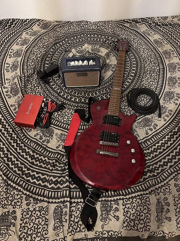 Esp Musikinstrumente: ESP E-Gitarre, Laney mini-Amp, Focusrite 2i2 2nd Gen – Gebraucht aus Bern von fie_gnd9