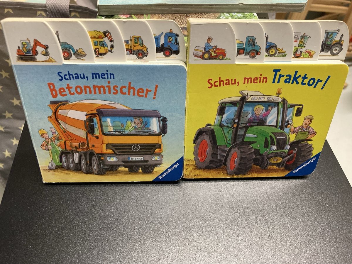 Bücher: Ravensburger Kinderbücher: Betonmischer & Traktor -Set – Gebraucht aus Röschenz von rah_8hkj