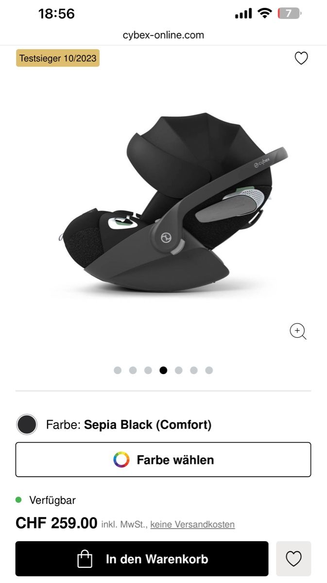 Cybex Seggiolini per auto: Die Babyschale Cloud Z i-Size – Nuovo (secondo la descrizione) da Basel venduto da SimpleE 8
