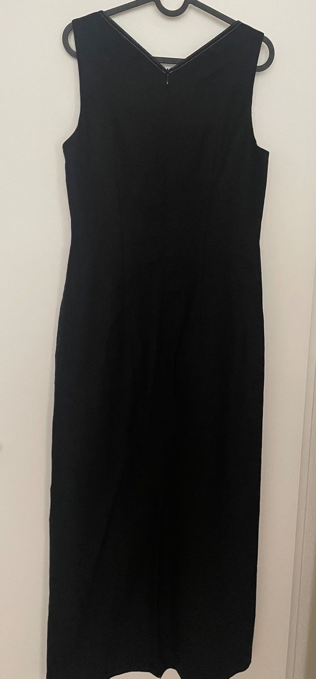 Kleider: Leinenkleid schwarz – Neu und originalverpackt aus Kriens von Mayang