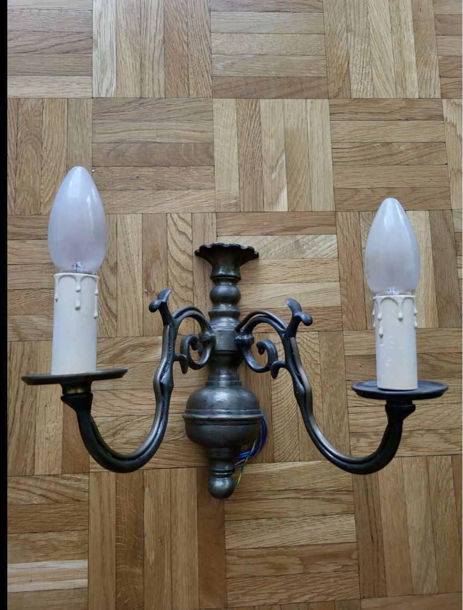 Lampen: Ancien lustre, apliques  en Bronze. – Gebraucht aus Denges von Stojanov18 1