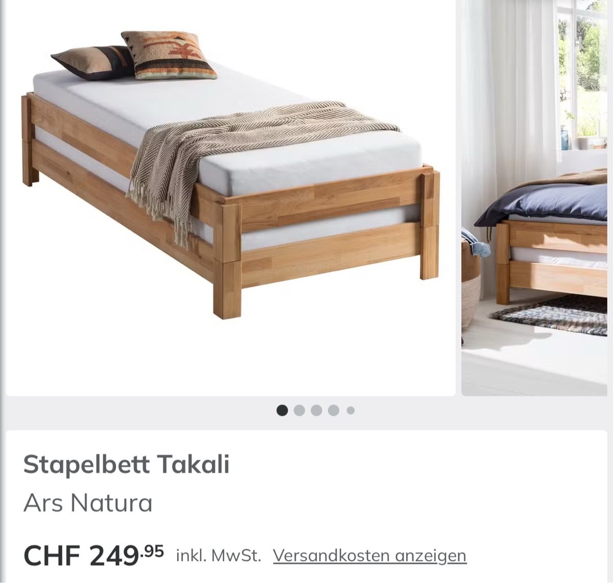 Letti: Stapelbares Bett - Neu – Nuovo (secondo la descrizione) da Erlenbach ZH venduto da jil_q8dh 2