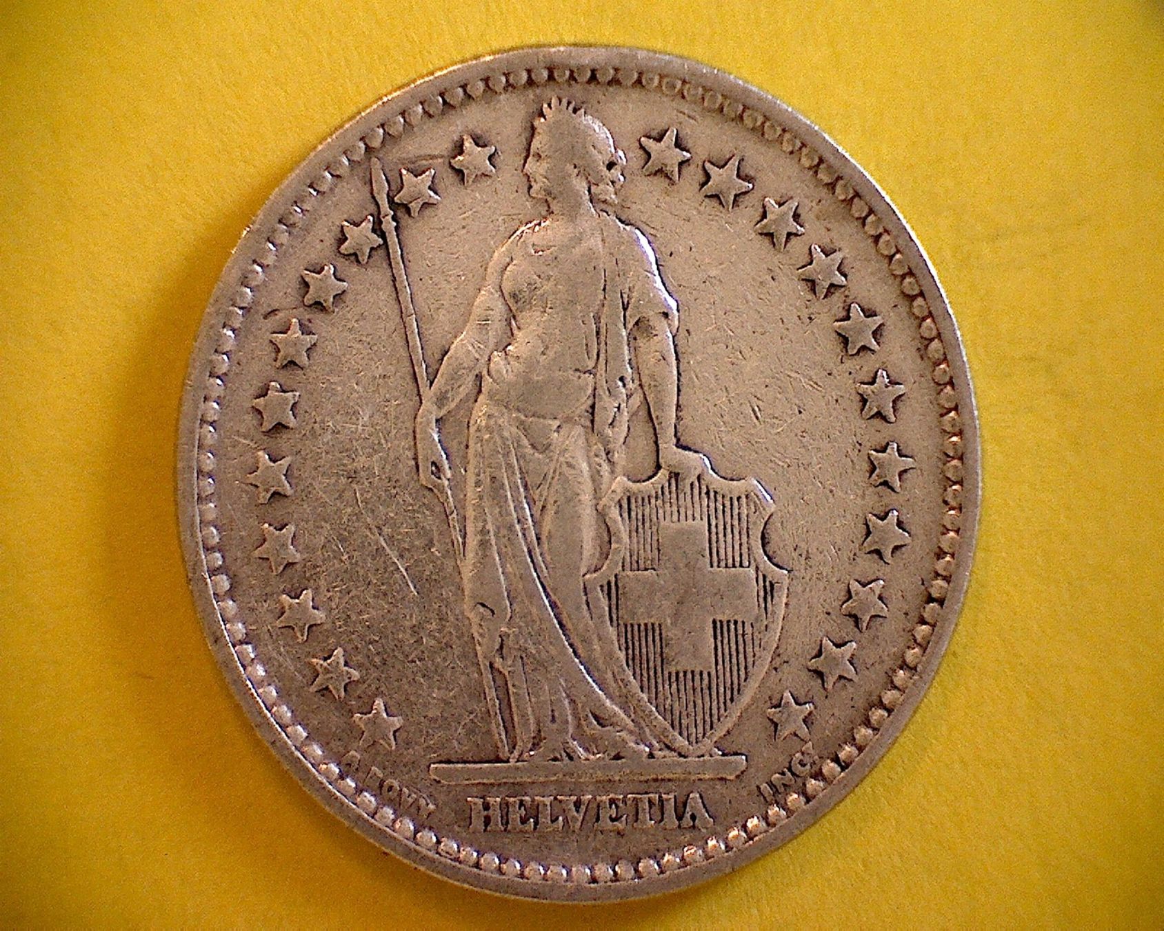 Alle Münzen: 2 Fr. 1911 – Gebraucht aus Buchs AG von Ged8 1