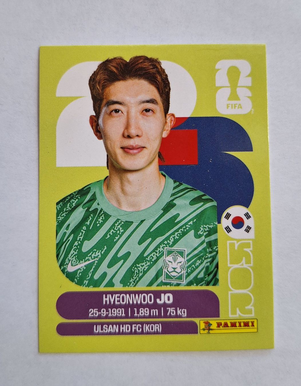 Panini Carte collezionabili: Panini Hyeonwoo Jo KOR 2 – Nuovo (secondo la descrizione) da Romanens venduto da Crocette