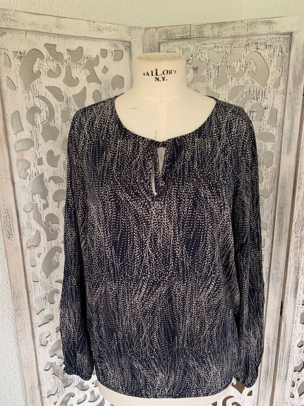 Camicette: Soyaconcept Bluse Gr. M Blau – Usato da Kirchdorf AG venduto da coco123