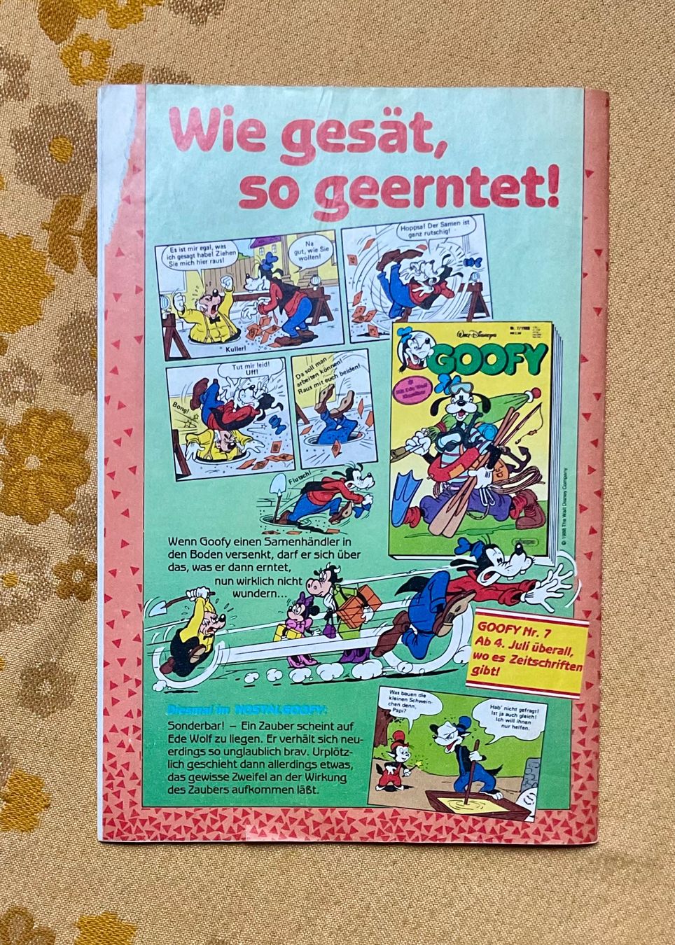 Fumetti: Goofy Heft Nr 6 von 1988 – Usato da Endingen venduto da nathan05 9