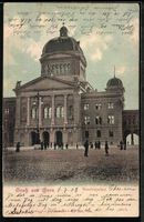 AK Bern, Bundespalast, 1903
