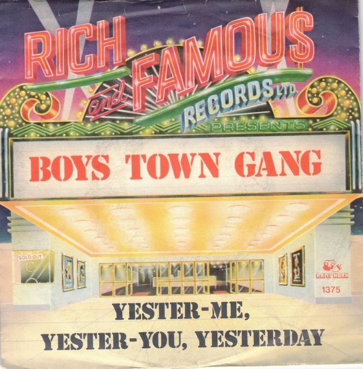 Dischi in vinile: Boys Town Gang  --  Yester-Me  Single7 – Usato da Rheinau venduto da thealbum