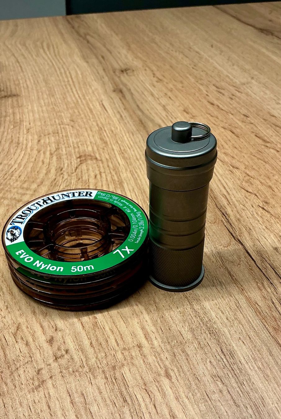 Esche: Trout Hunter / Tippet Holder / grau / Fliegenfischen – Usato da Domat Ems venduto da allblack01 4