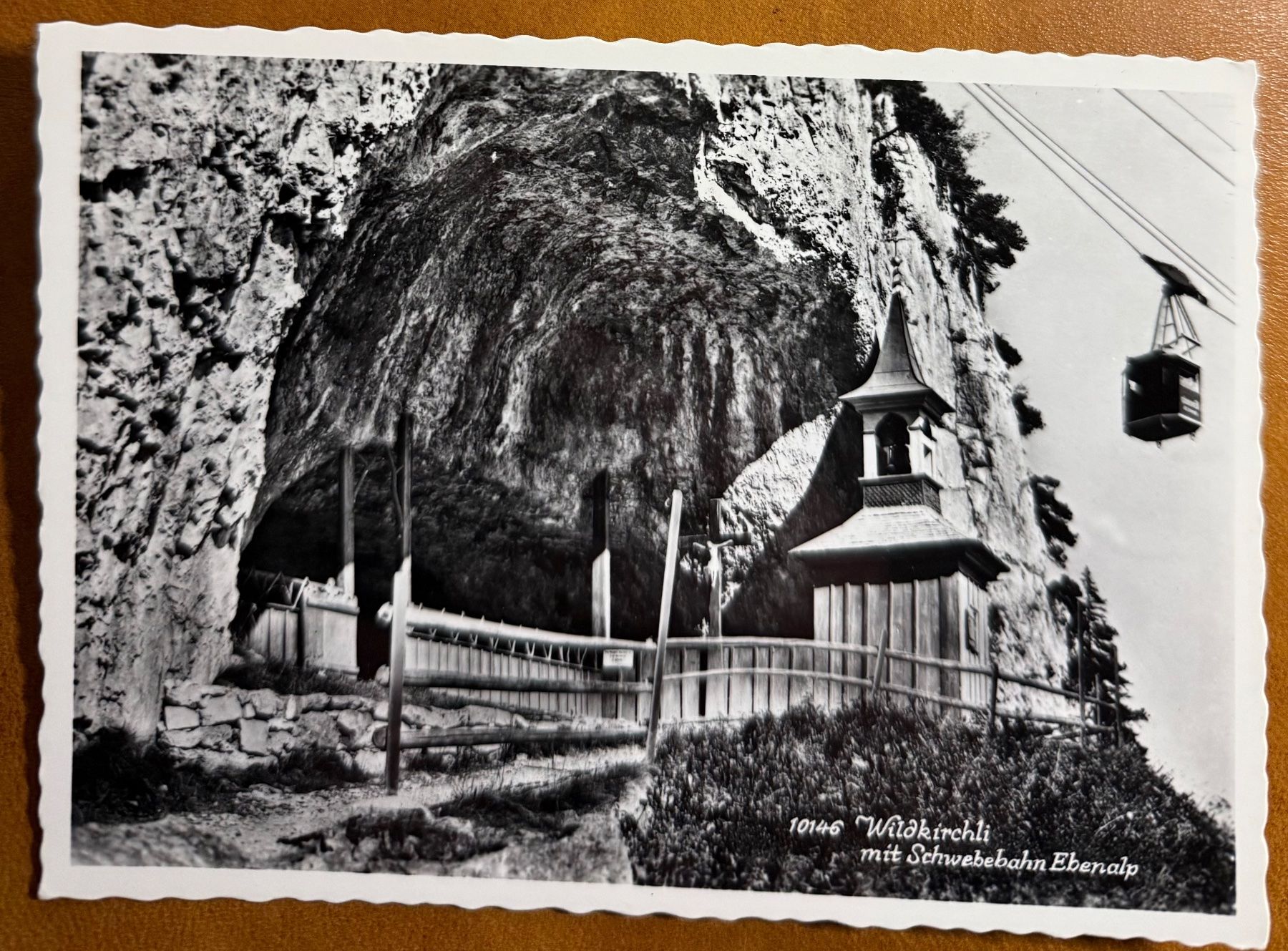 Cartoline postali: AK: WILDKIRCHLI - Schwebebahn Ebnalp – Usato da Lutry venduto da Ediego