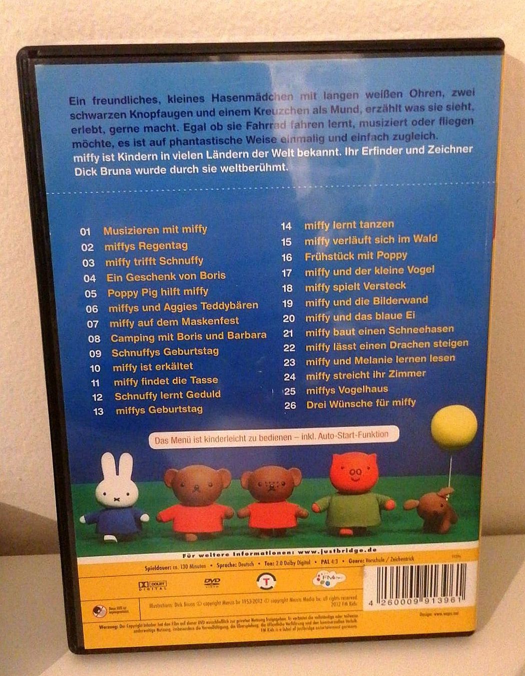 Tutti i DVDs: DVD - Miffy - Teil 1 – Usato da Brunnadern venduto da -Amarilis- 1
