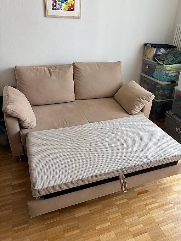 Pfister Sofas: Sofabett / Schlafsofa, beige – Gebraucht aus Basel von PE_aus_B 1