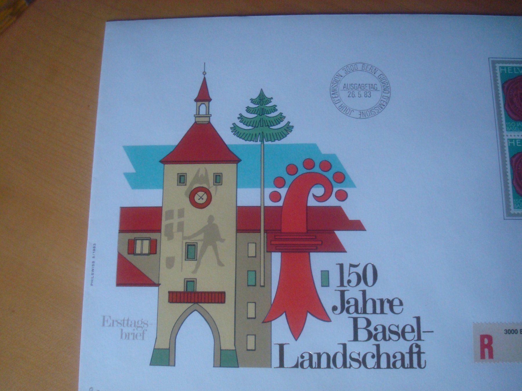 Tous les timbres: 1983 schöner Grossbrief Schweiz – D'occasion à Gordola par Polentaefung 1