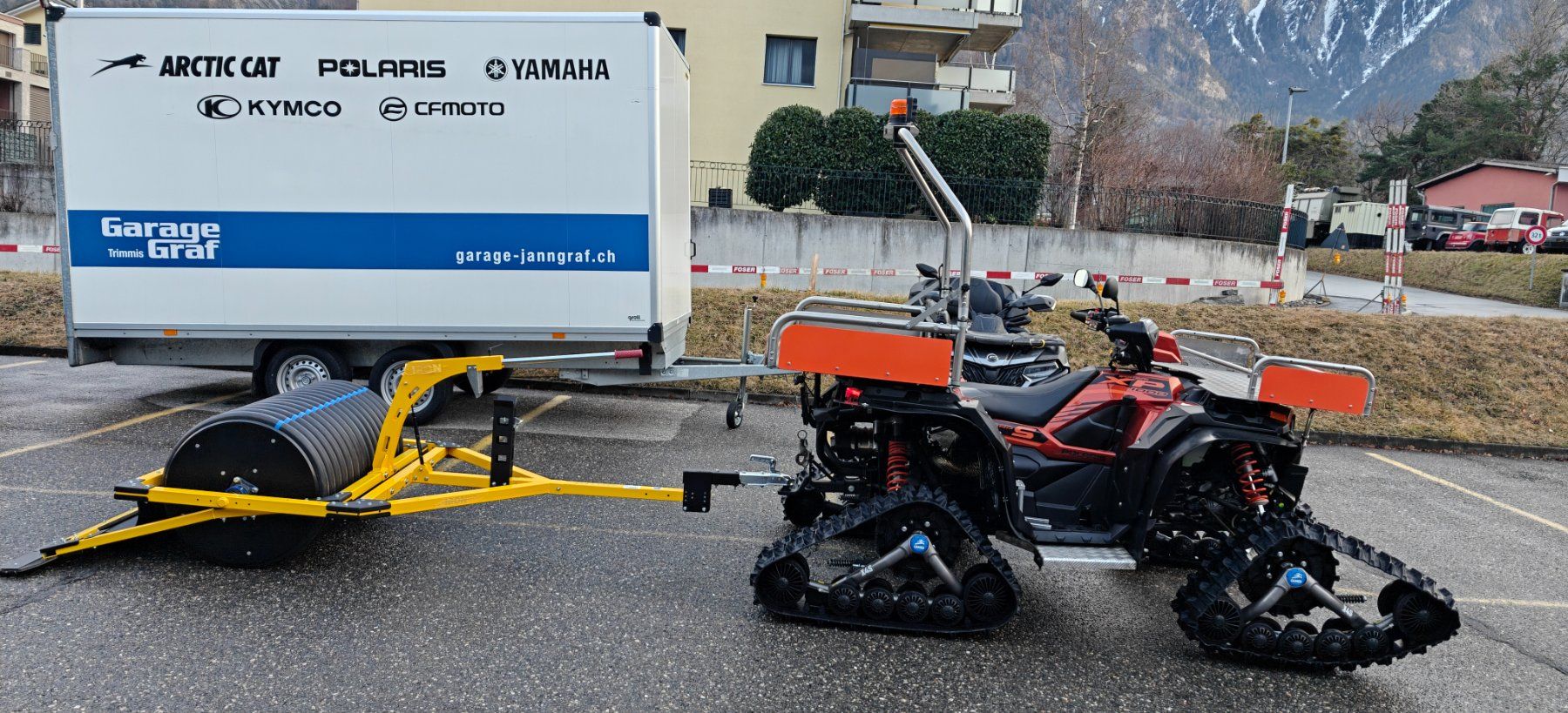 Polaris ATV / Quad: Spurwalze 142 cm Breite. – Nuovo (secondo la descrizione) da Trimmis venduto da 0004 8
