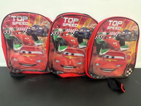 Neu Restposten Top Speed Cars Schulranzen Rucksack (3x)