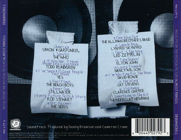 CDs: Various - Almost Famous (CD, Soundtrack) – Gebraucht aus Vevey von zecollector 1