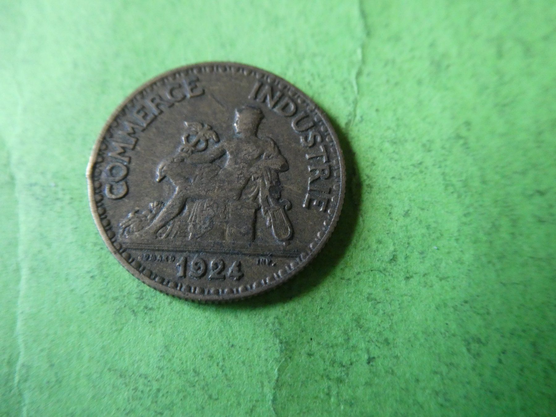 Tutti le monete: Frankreich 1924, 50 Centimes – Usato da Hinterforst venduto da Rohusri